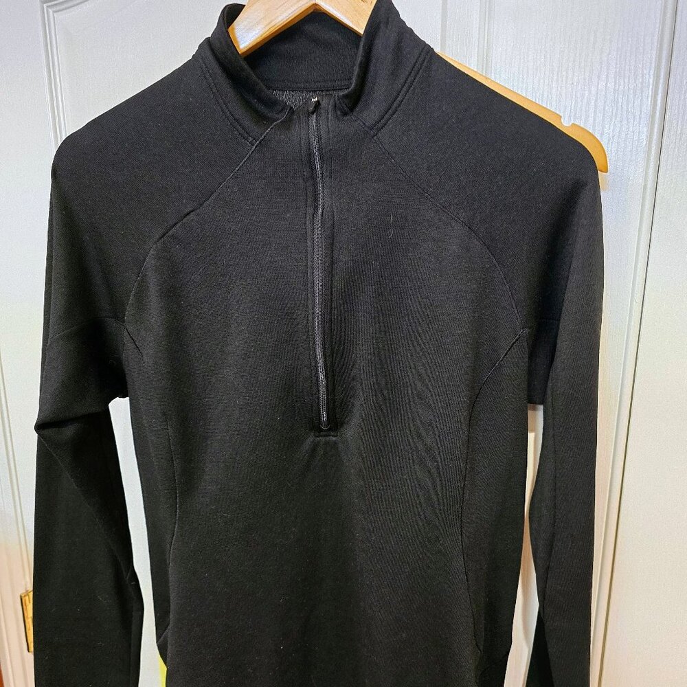 Patagonia Pullover Midweight Capilene Polartec Black 1/2 Zip Women's M